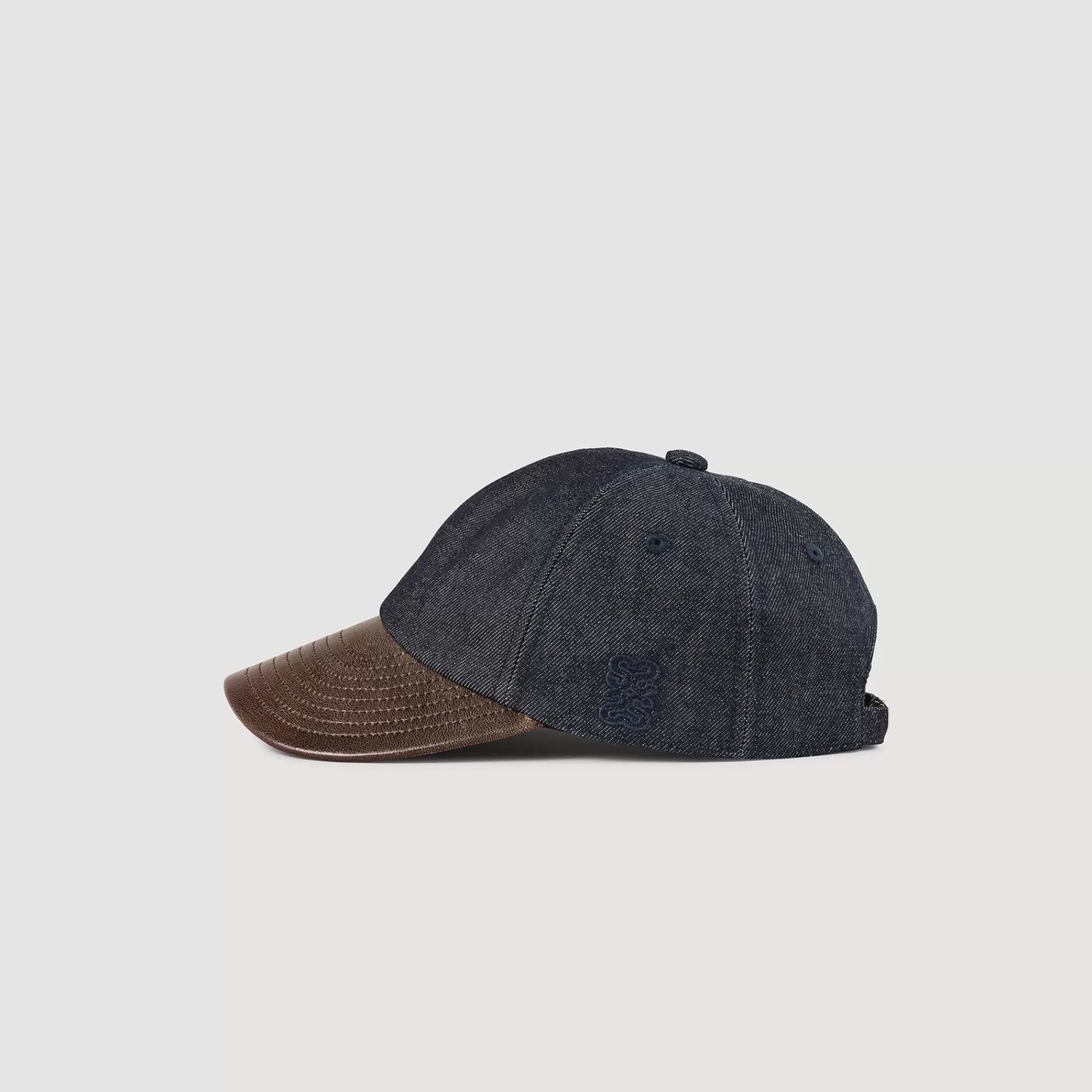 DAMES Sandro Pet Leer En Denim
